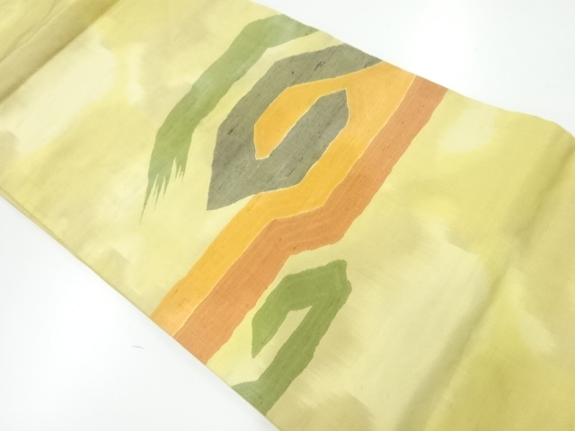 JAPANESE NAGOYA OBI / TSUMUGI / WOVEN ABSTRACT
